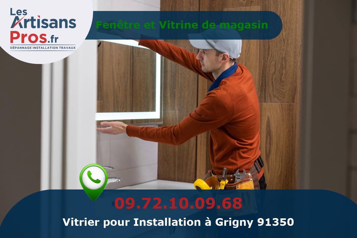 Installation de Vitrerie Grigny