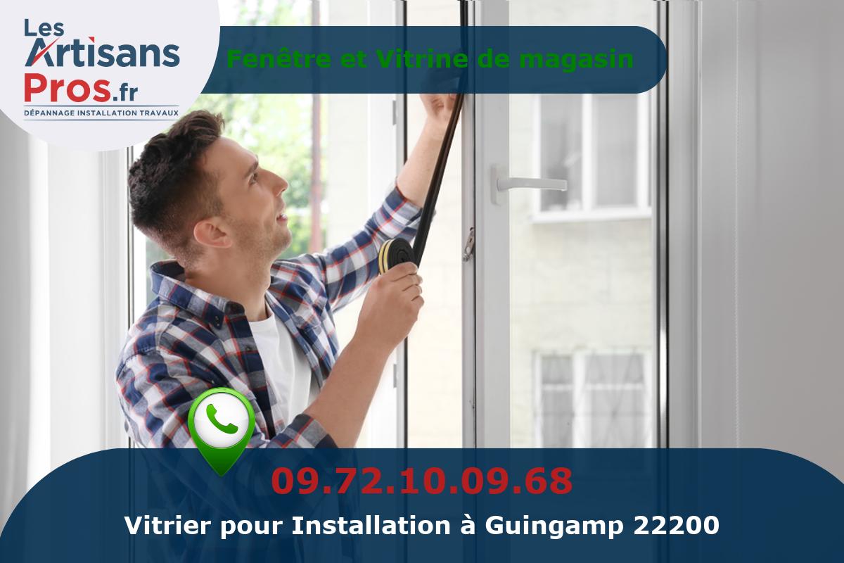 Installation de Vitrerie Guingamp