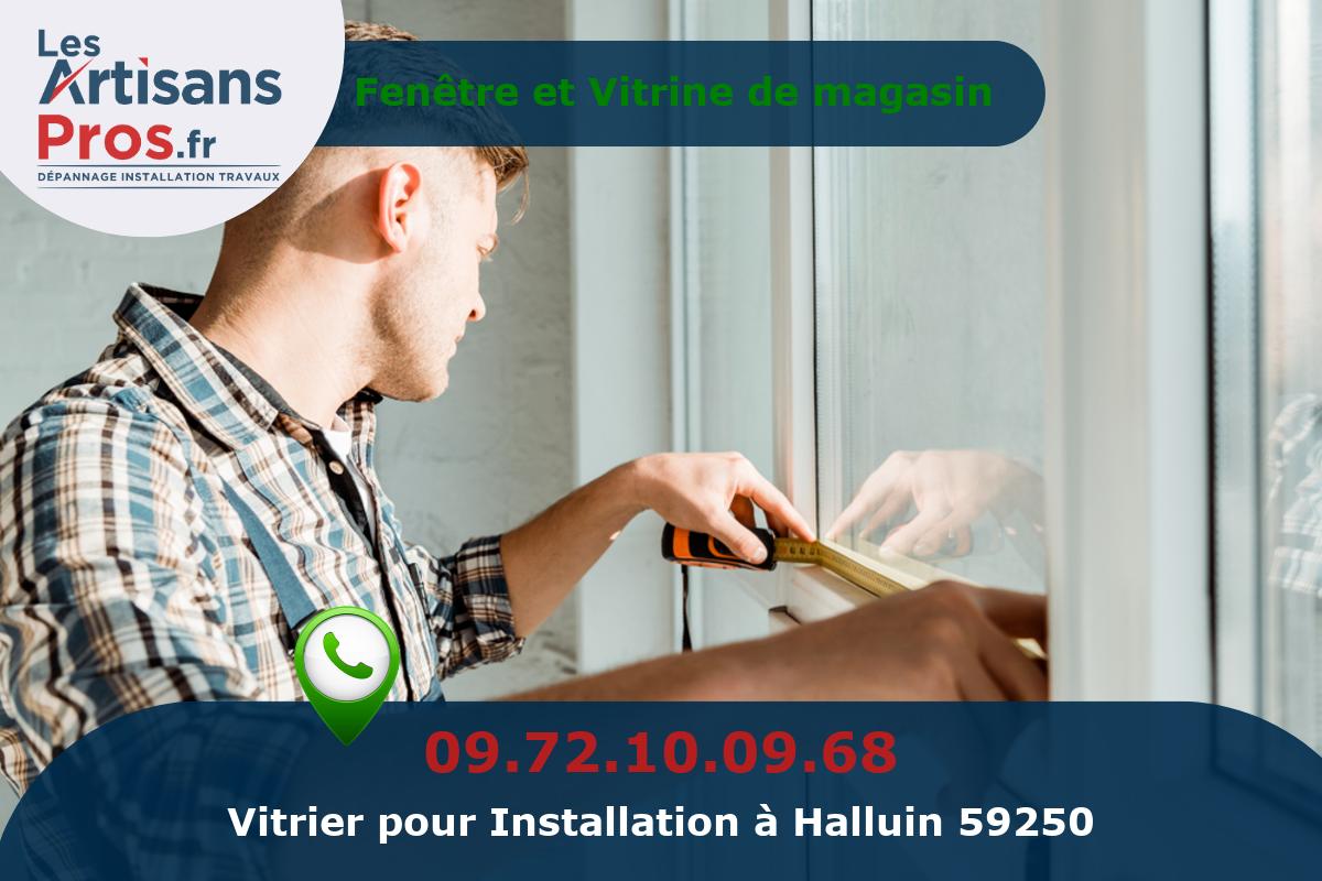 Installation de Vitrerie Halluin