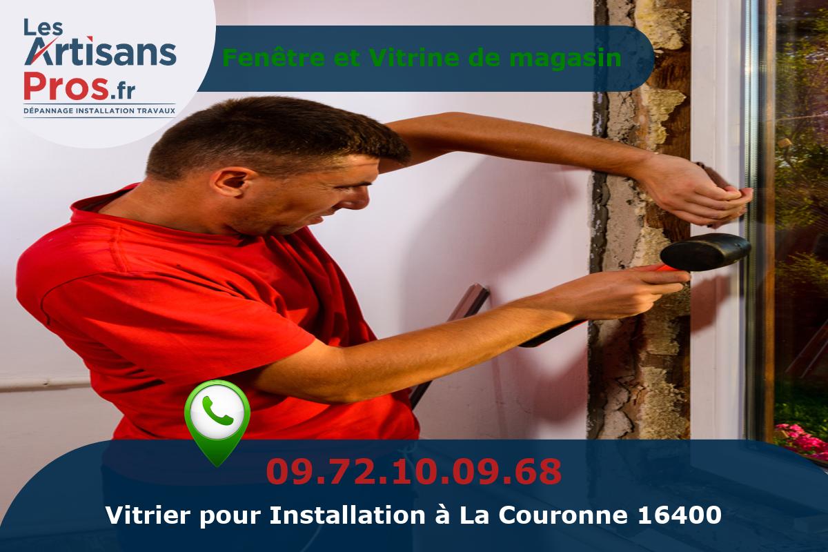 Installation de Vitrerie La Couronne