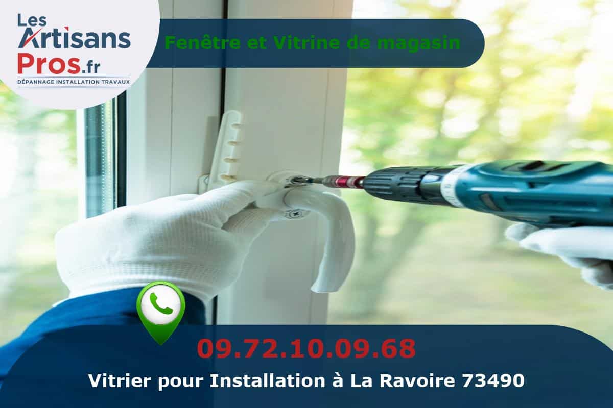 Installation de Vitrerie La Ravoire