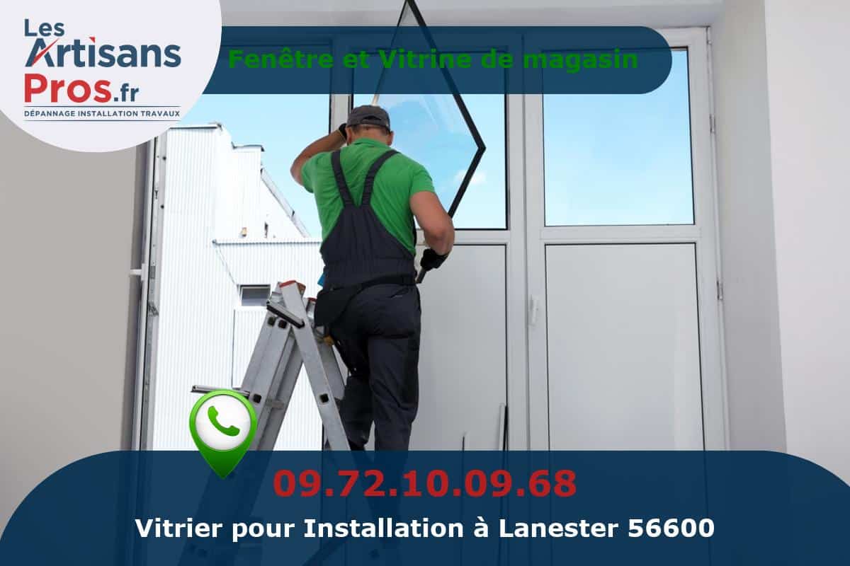 Installation de Vitrerie Lanester