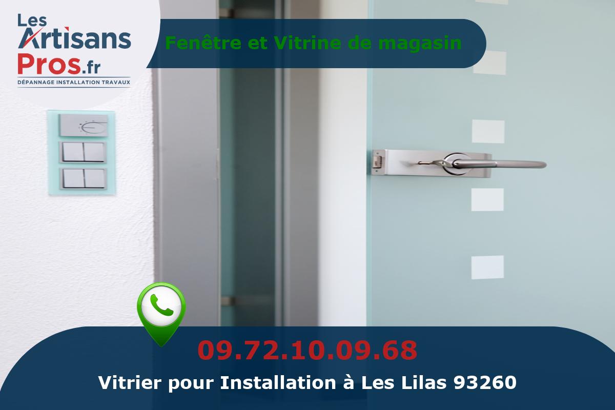 Installation de Vitrerie Les Lilas