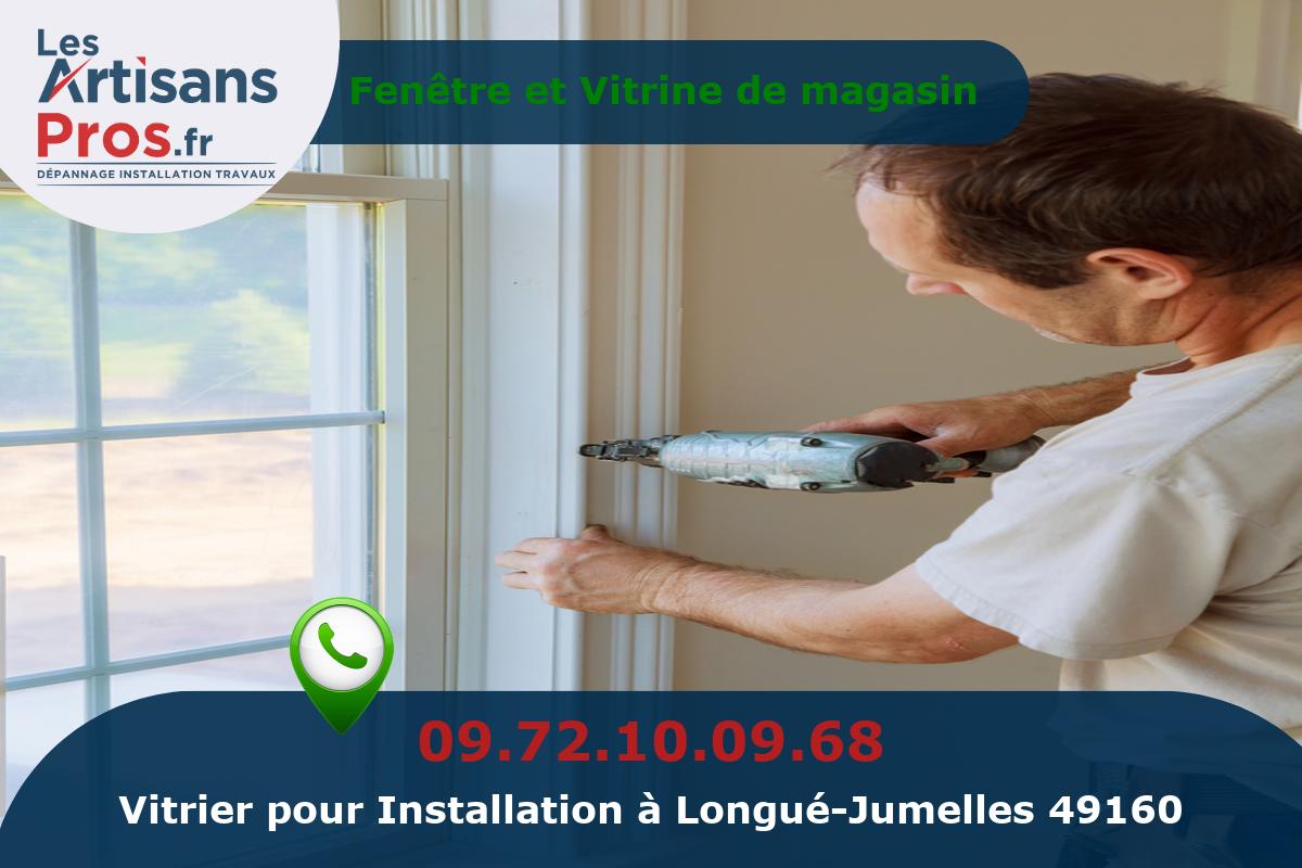 Installation de Vitrerie Longué-Jumelles