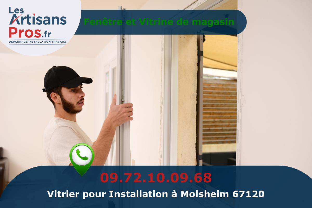 Installation de Vitrerie Molsheim