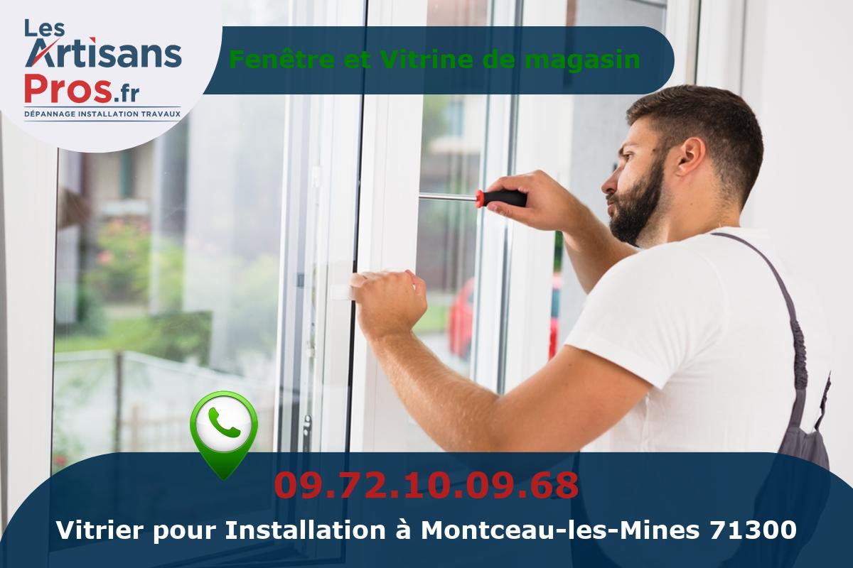 Installation de Vitrerie Montceau-les-Mines