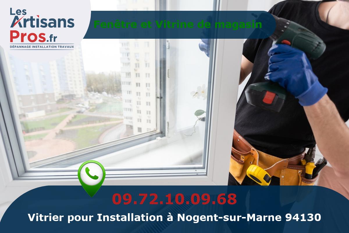 Installation de Vitrerie Nogent-sur-Marne