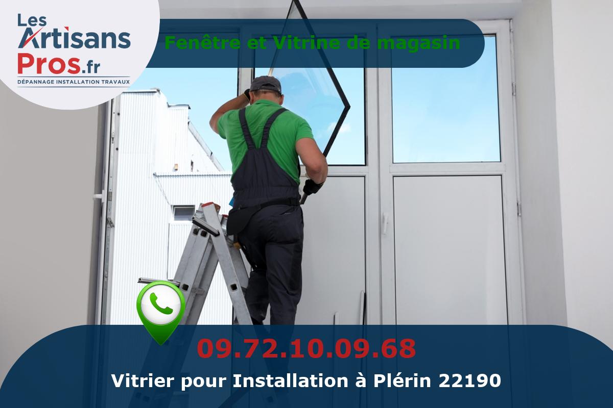 Installation de Vitrerie Plérin