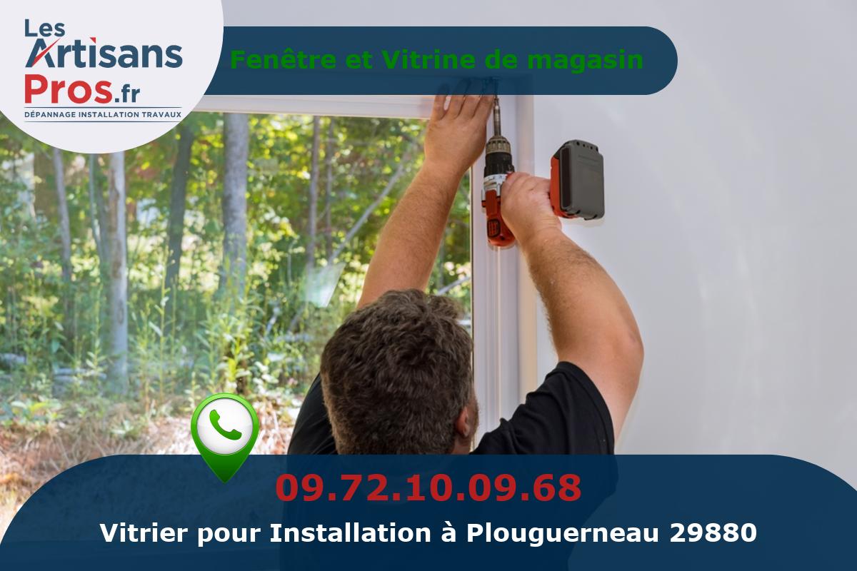 Installation de Vitrerie Plouguerneau