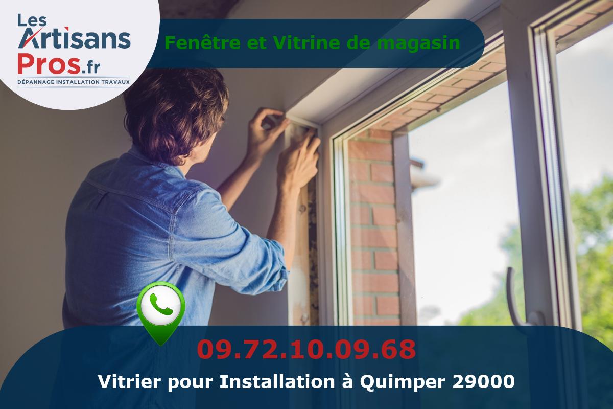 Installation de Vitrerie Quimper