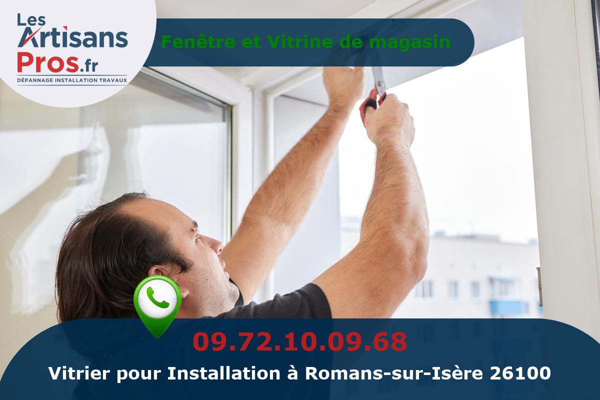 Installation de Vitrerie Romans-sur-Isère