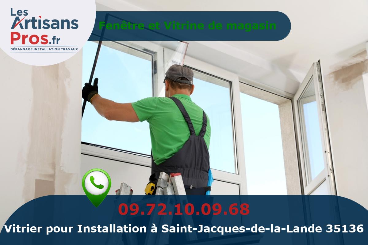 Installation de Vitrerie Saint-Jacques-de-la-Lande