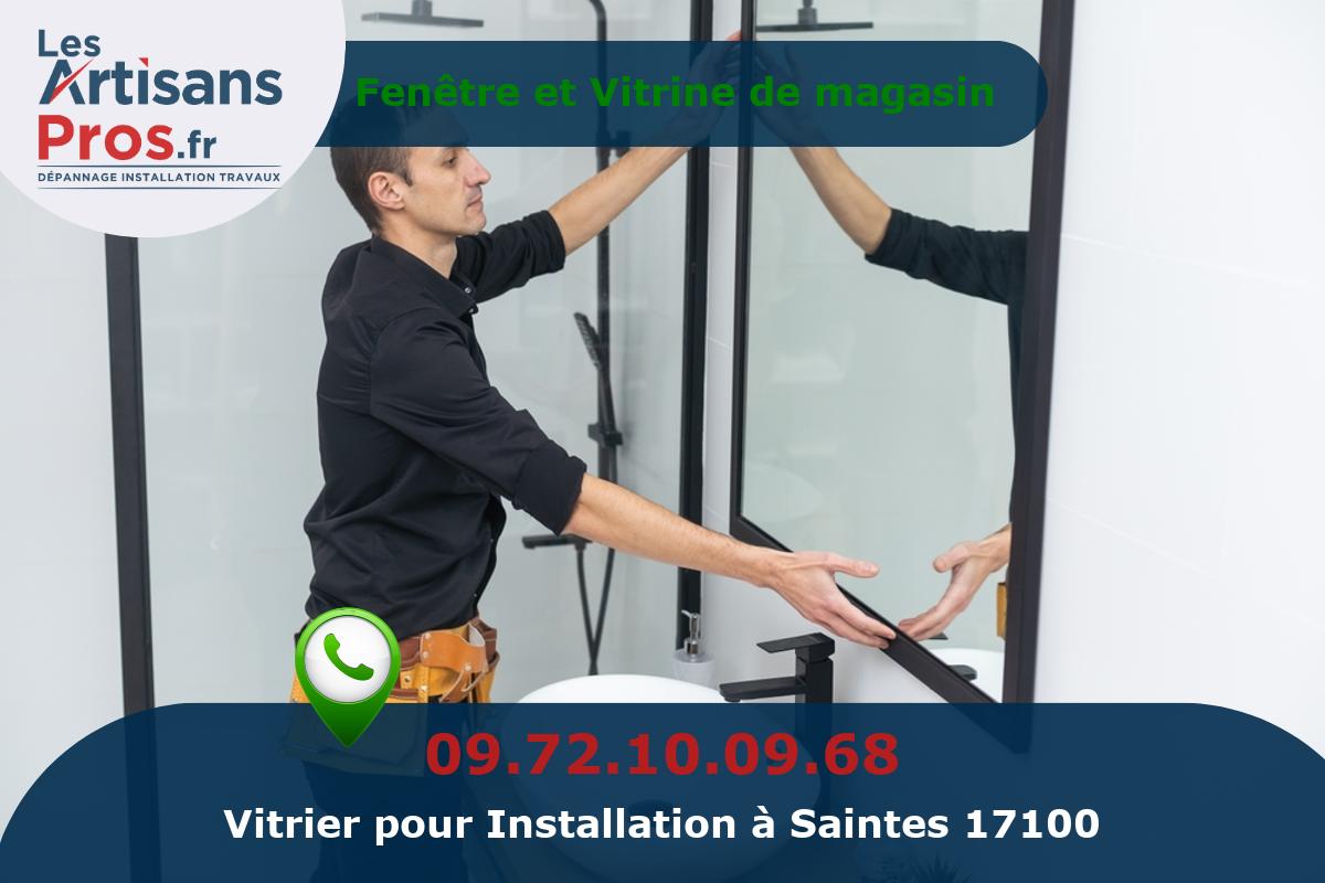 Installation de Vitrerie Saintes