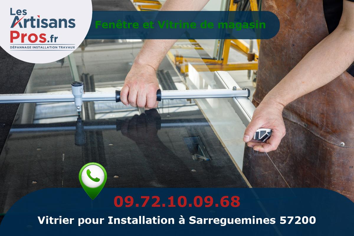 Installation de Vitrerie Sarreguemines