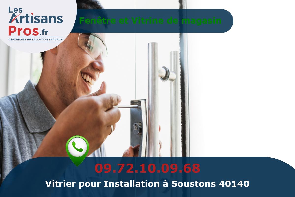 Installation de Vitrerie Soustons