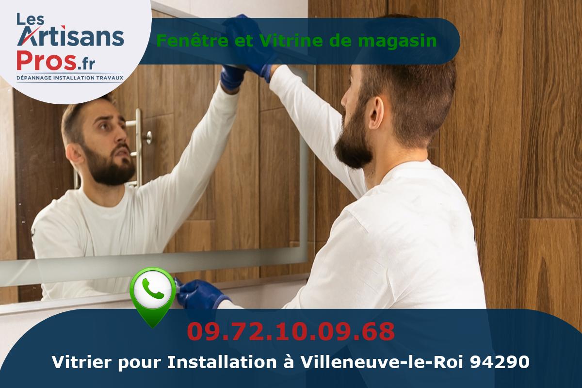 Installation de Vitrerie Villeneuve-le-Roi