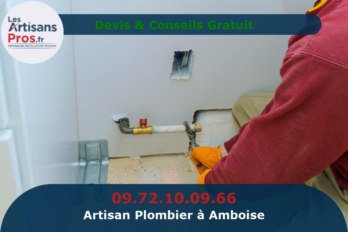 Plombier à Amboise