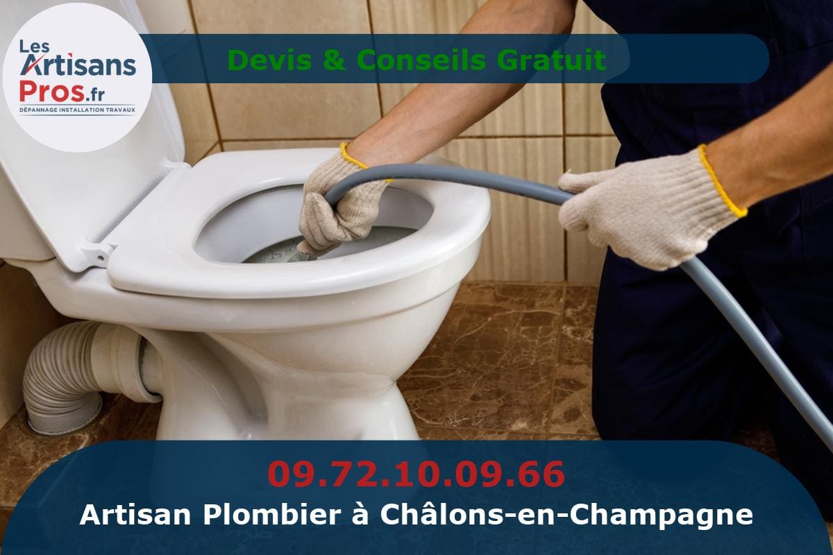 Plombier à Châlons-en-Champagne