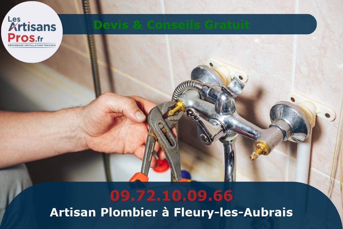 Plombier à Fleury-les-Aubrais