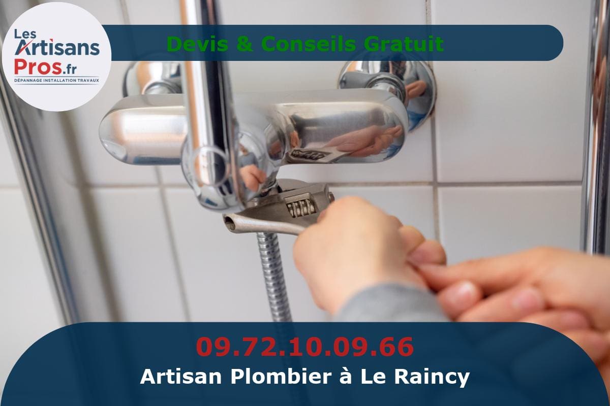 Plombier à Le Raincy