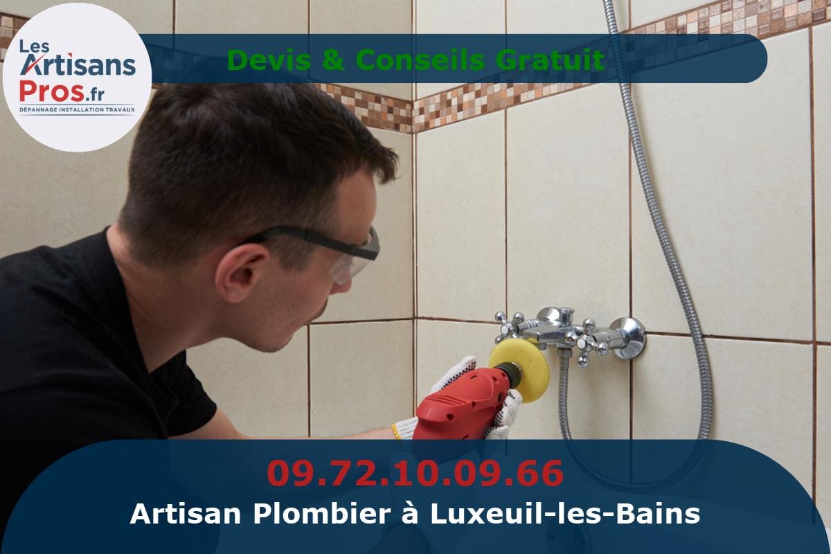 Plombier à Luxeuil-les-Bains