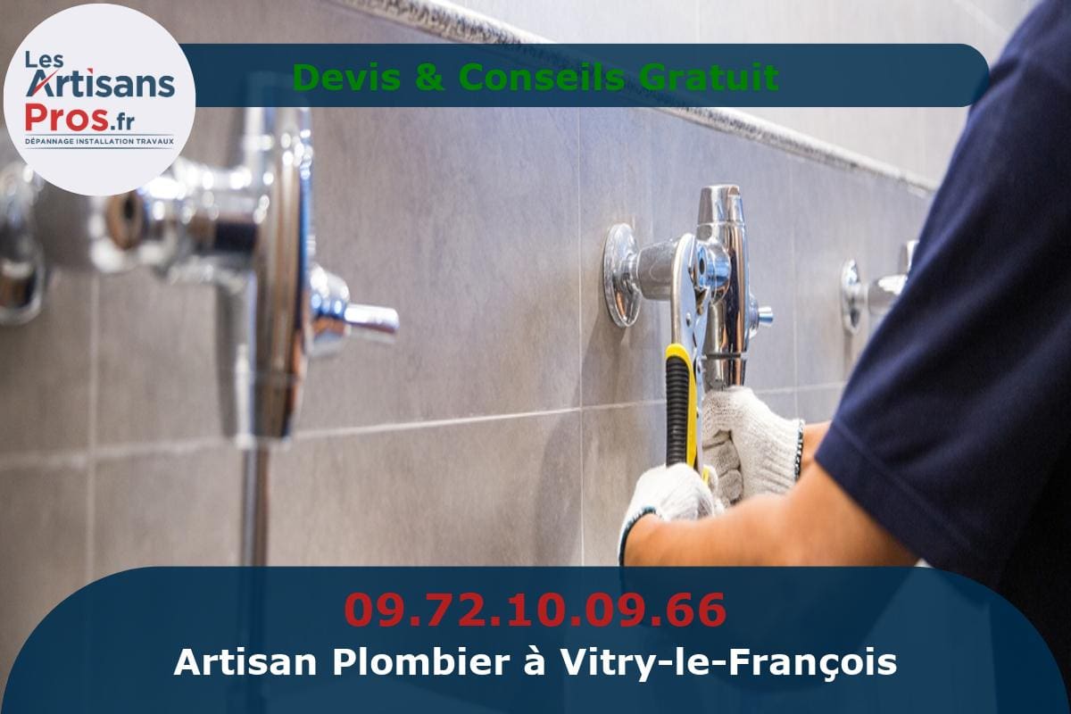 Plombier à Vitry-le-François