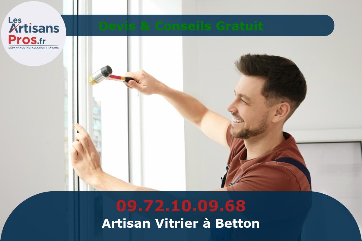 Vitrier à Betton