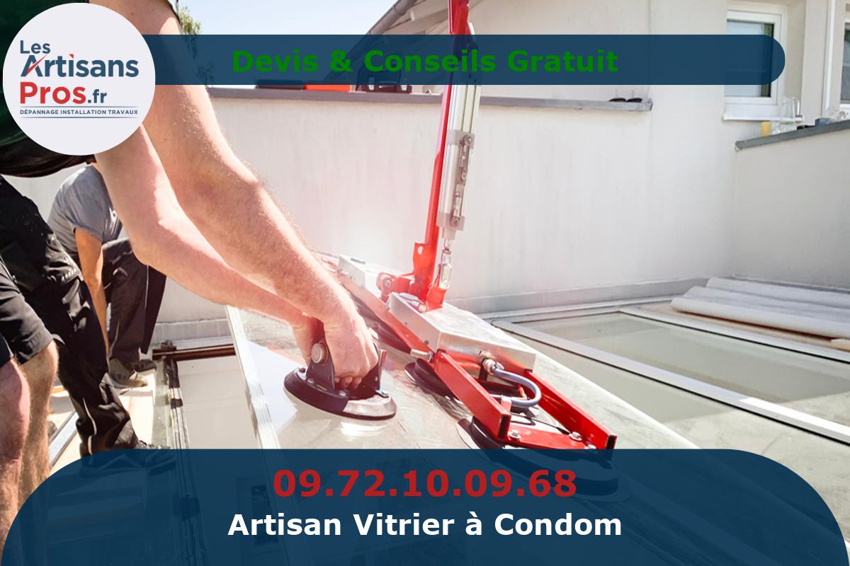 Vitrier à Condom