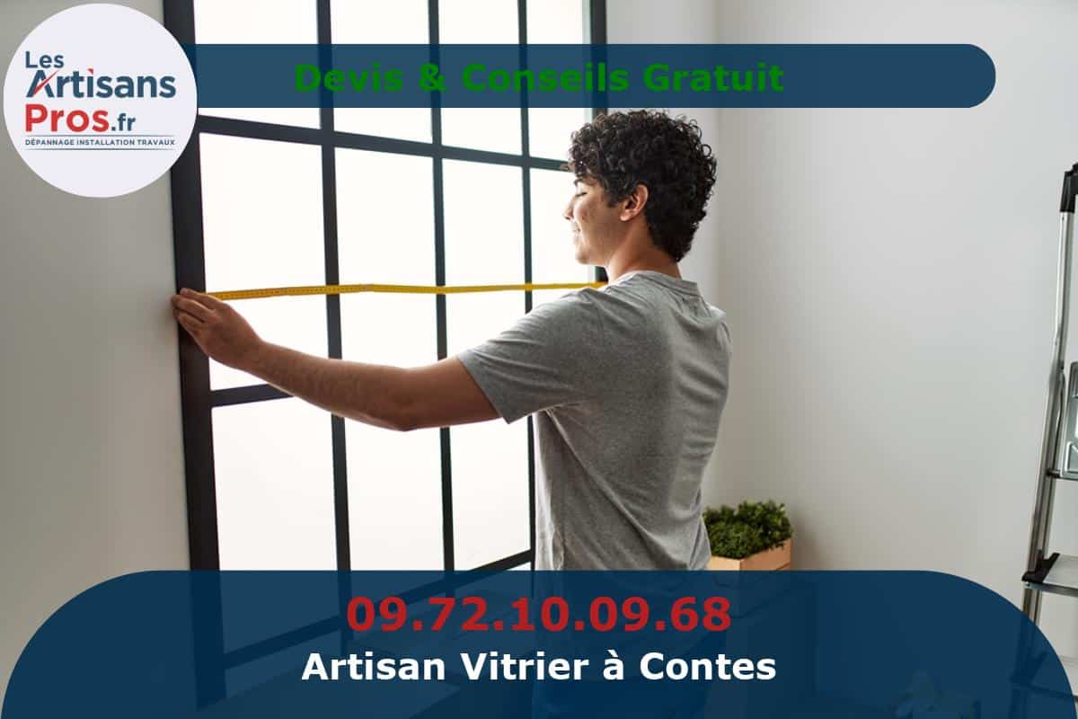 Vitrier à Contes