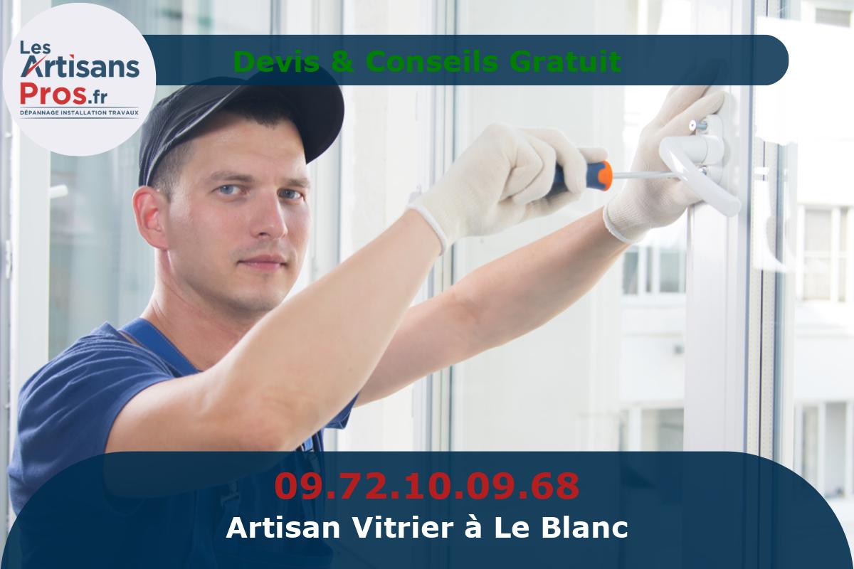 Vitrier à Le Blanc