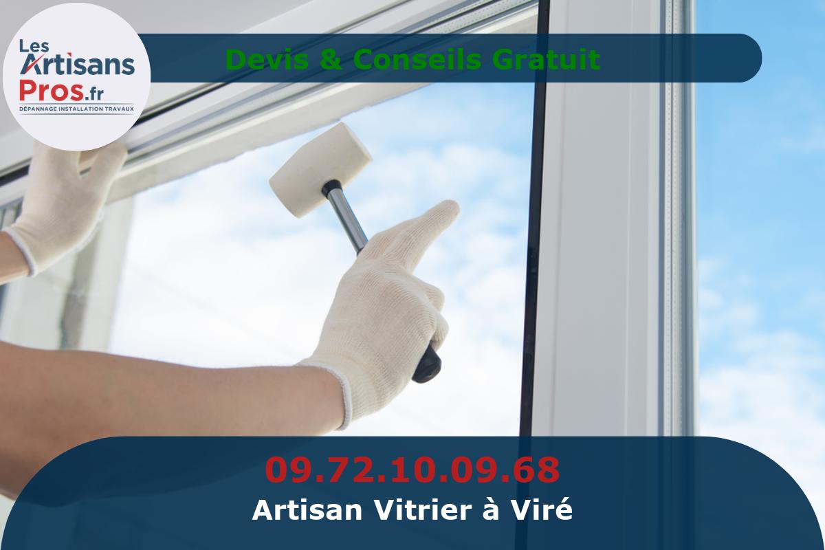 Vitrier à Viré